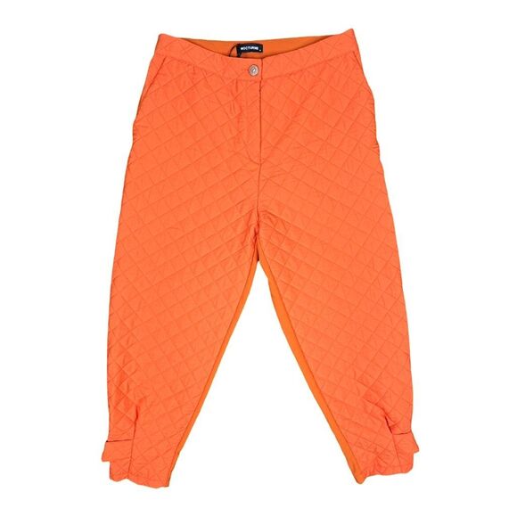Nocturne Orange Quilted Joggers - Size 38 (Medium) - Picture 2 of 10